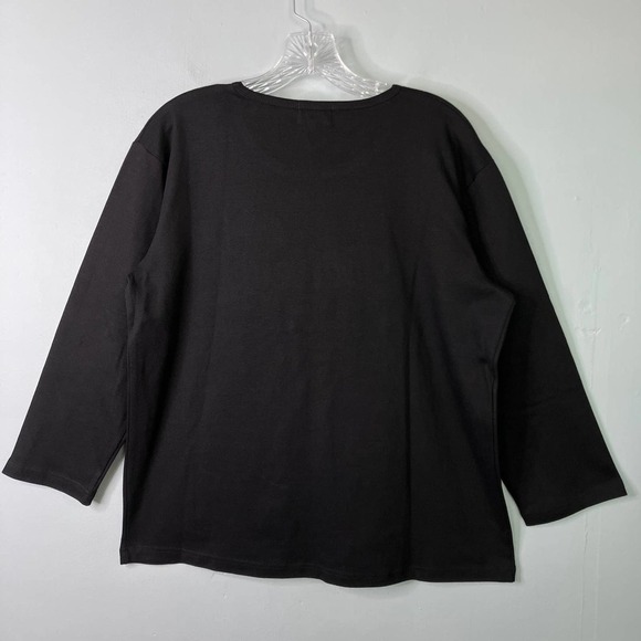 Marvel Fashions Believe Sparkle Santa Hat Christmas Graphic 3/4 Length Tee Sz XL - Picture 10 of 13